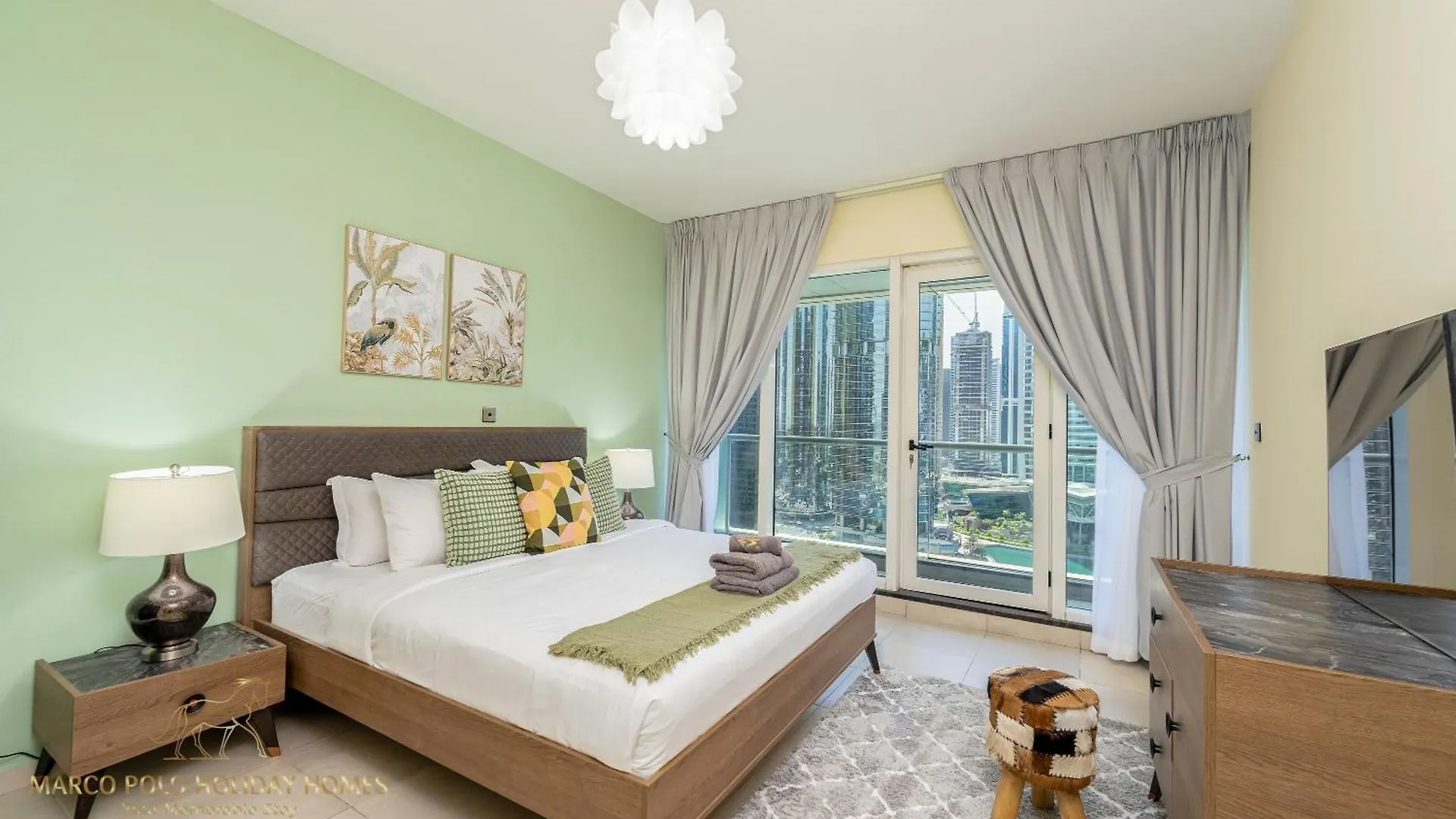 Apartment Marco Polo - Striking Lake Views At Jlt , 1 Bedroom 2 Balconies Dubai