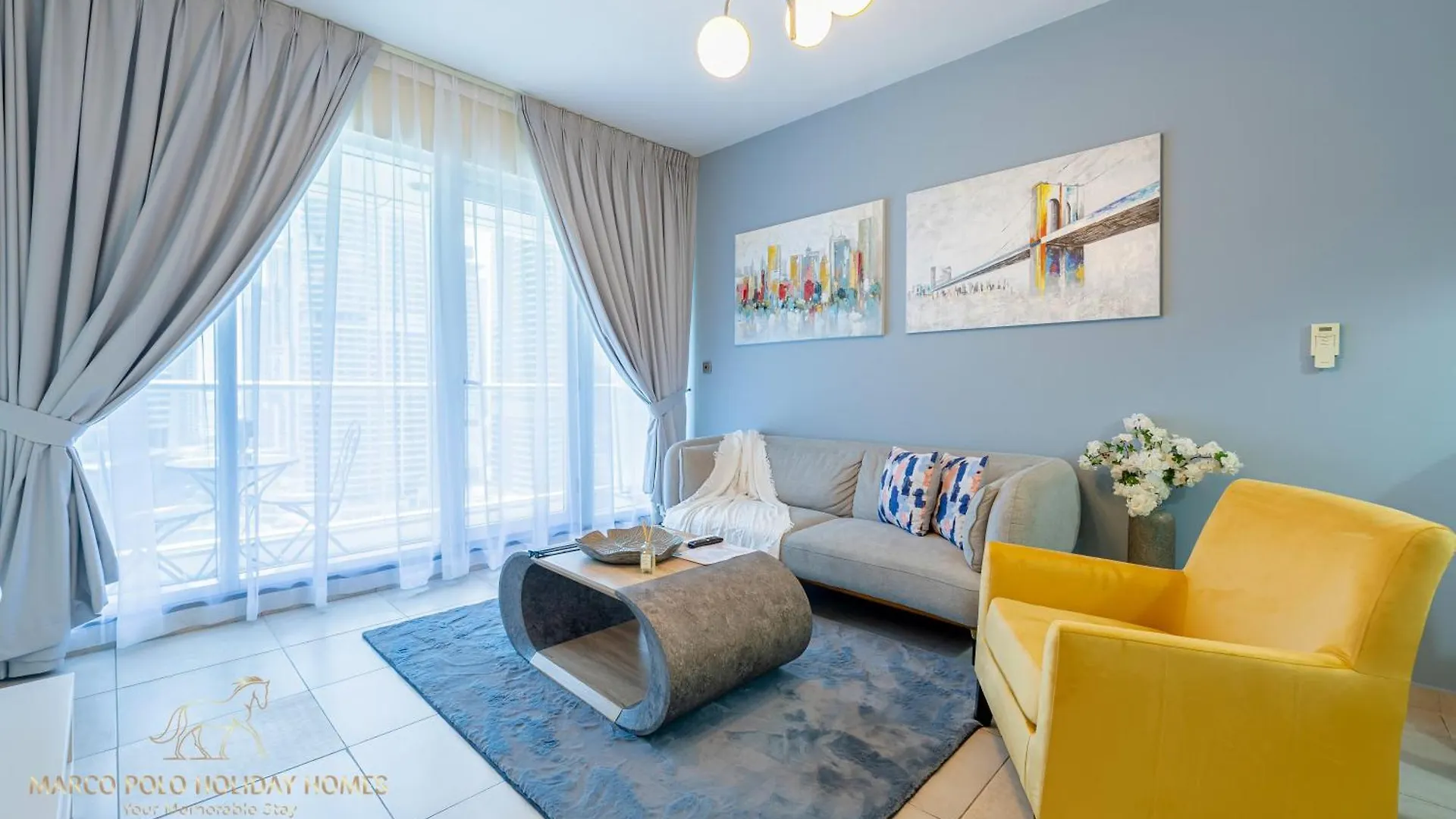 Marco Polo - Striking Lake Views At Jlt , 1 Bedroom 2 Balconies Dubai Apartment
