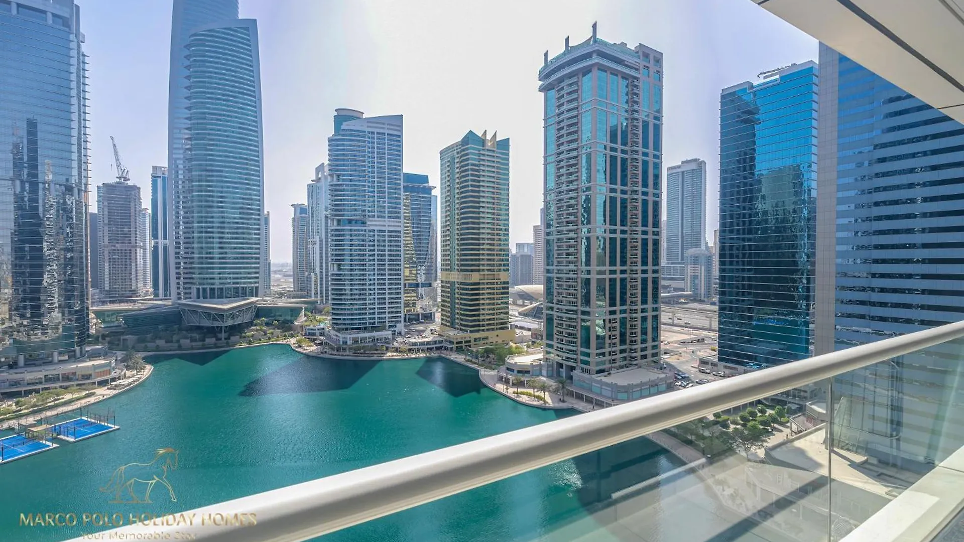 Marco Polo - Striking Lake Views At Jlt , 1 Bedroom 2 Balconies Dubai